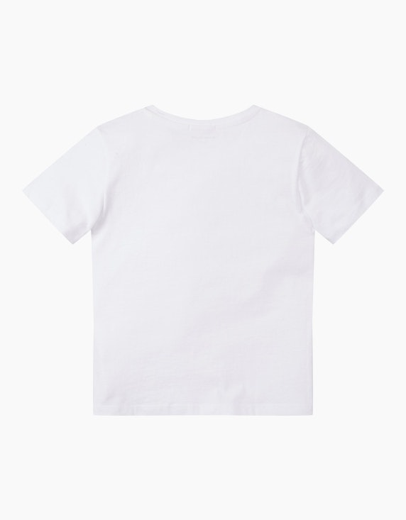 TOM TAILOR Mini Boys T-Shirt mit Bio-Baumwolle und collem Basketballdruck | ADLER Mode Onlineshop