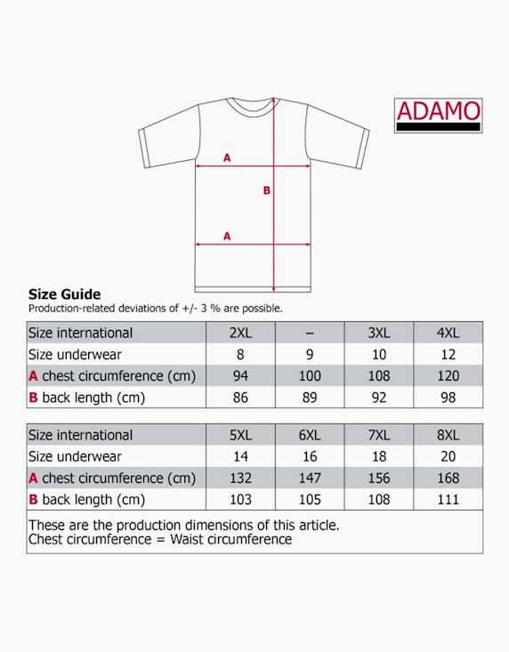 Adamo ROYAL Feinripp T-Shirt | ADLER Mode Onlineshop