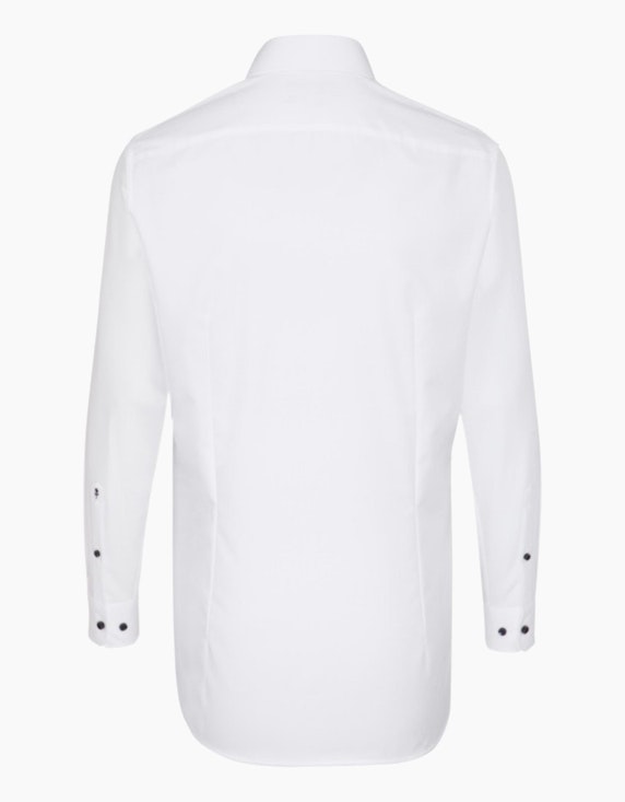 Seidensticker Unifarbenes Dresshemd mit Besatz, SLIM FIT | ADLER Mode Onlineshop