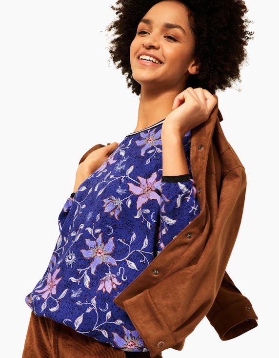 CECIL Bluse mit Blumen Print | ADLER Mode Onlineshop