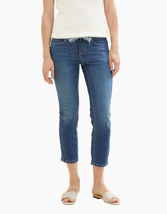 TOM TAILOR Alexa Slim Jeans mit Gürtel | ADLER Mode Onlineshop