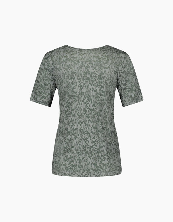 Gerry Weber Edition Gemustertes T-Shirt mit Frontprint | ADLER Mode Onlineshop