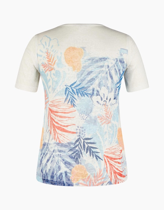Steilmann Edition Burnout Shirt mit Alloverprint | ADLER Mode Onlineshop