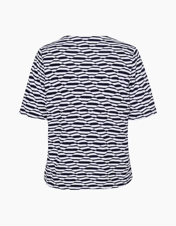 Frank Walder Shirt NOS mit Kontrastmuster | ADLER Mode Onlineshop