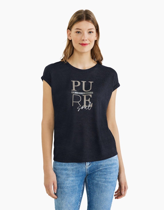 Street One Shirt mit Partprint | ADLER Mode Onlineshop
