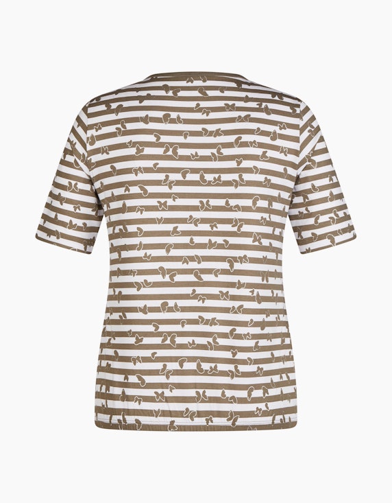 Rabe T-Shirt mit Streifen und Schmetterlingsmuster | ADLER Mode Onlineshop