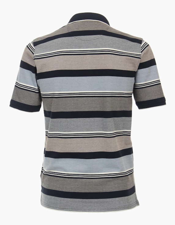 Casa Moda Polo-Shirt mit Streifen | ADLER Mode Onlineshop