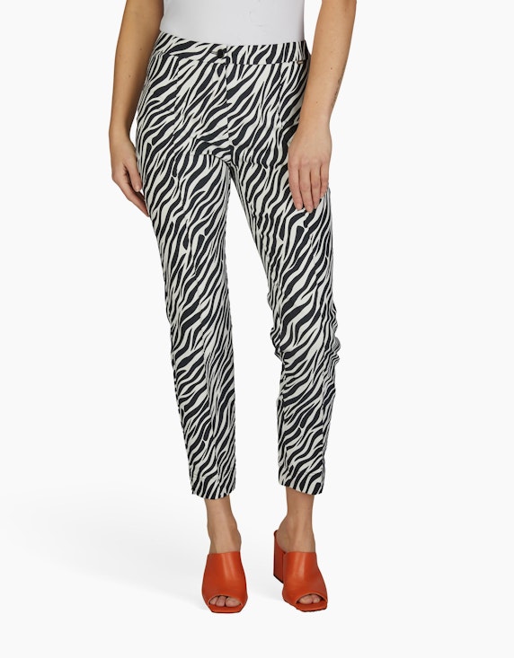 Steilmann Woman Hose mit Zebra- Muster | ADLER Mode Onlineshop