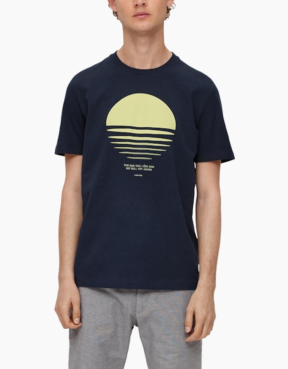 s.Oliver T-Shirt aus reiner Baumwolle | ADLER Mode Onlineshop