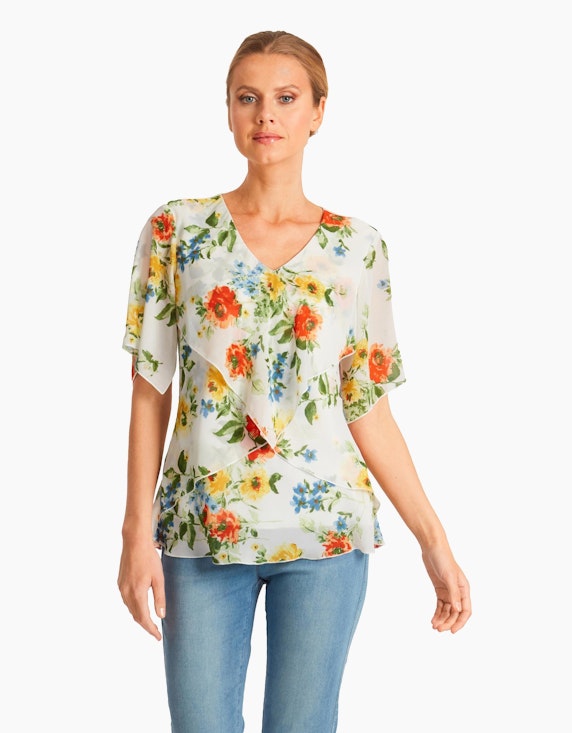 KRISS Schmeichelnde Bluse mit sommerlichem Blumenprint | ADLER Mode Onlineshop