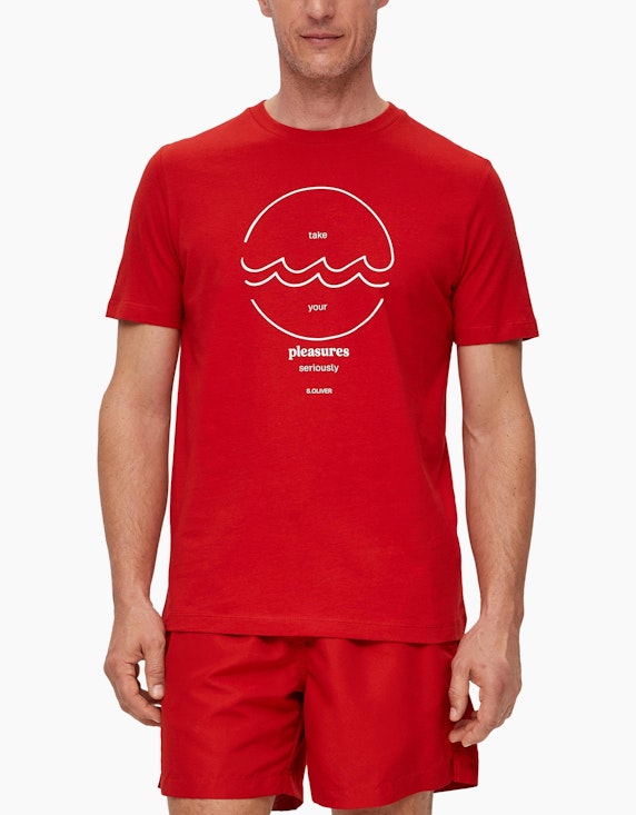 s.Oliver T-Shirt aus reiner Baumwolle | ADLER Mode Onlineshop
