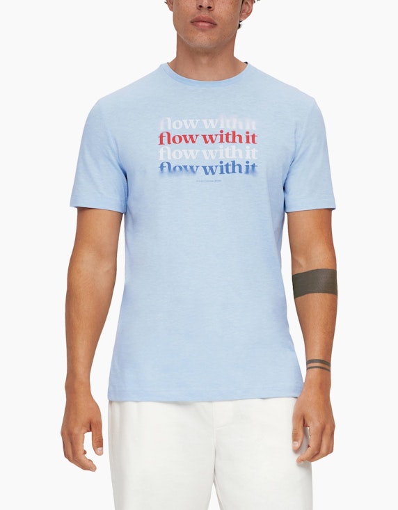 s.Oliver T-Shirt aus Baumwollmix | ADLER Mode Onlineshop