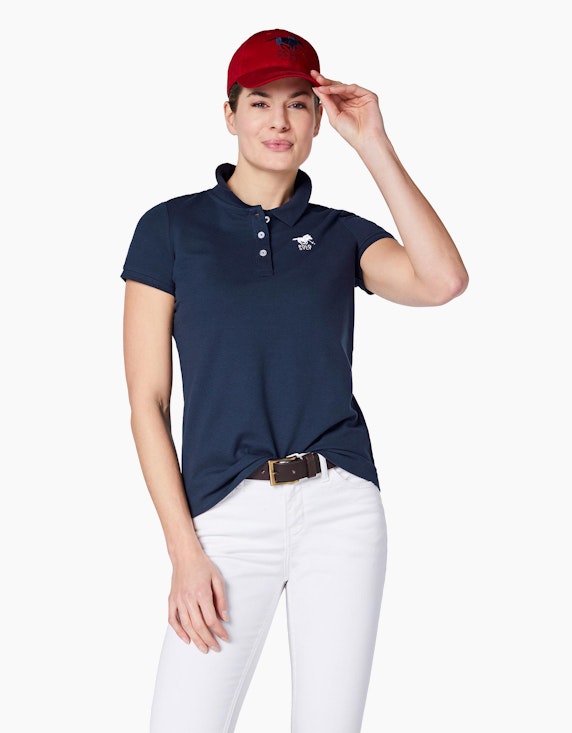 Polo Sylt Regular-Fit Poloshirt mit Label-Stickerei | ADLER Mode Onlineshop
