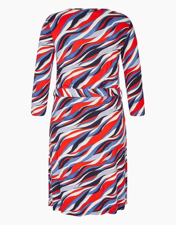 KS. selection Gemustertes Jersey Kleid | ADLER Mode Onlineshop
