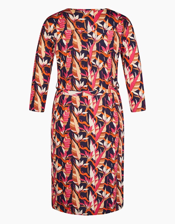 Steilmann Edition Viskose Kleid mit Blätterdruck | ADLER Mode Onlineshop