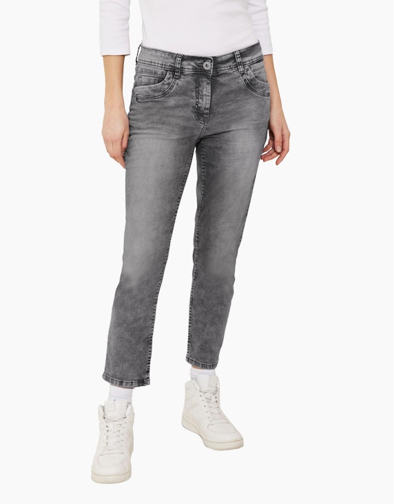 CECIL Graue Loose Fit Jeans | ADLER Mode Onlineshop