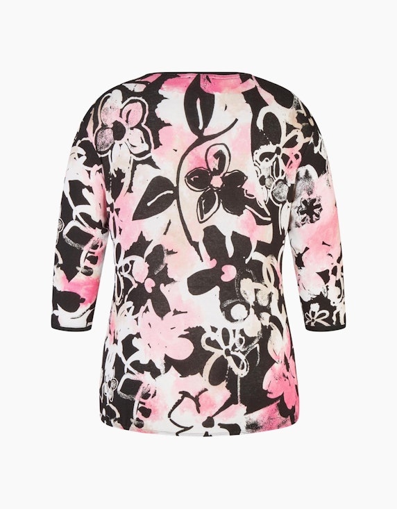 Rabe 3/4 Arm Shirt mit Blumendesign | ADLER Mode Onlineshop