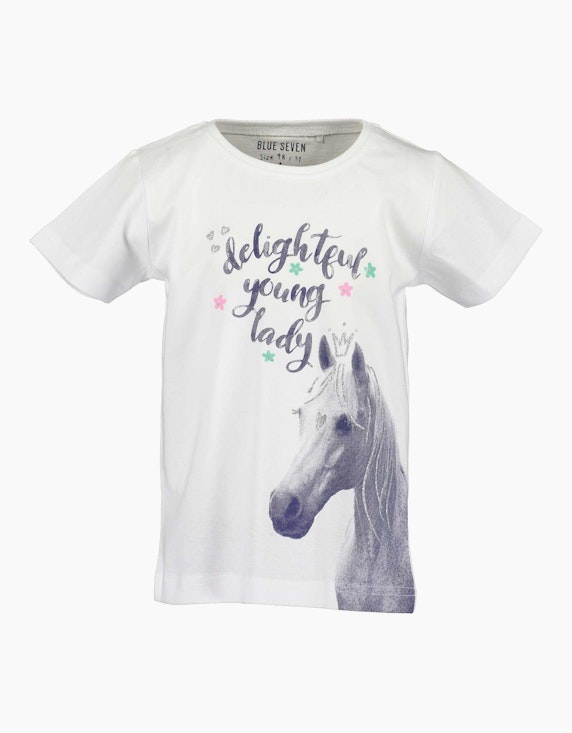 Blue Seven Mini Girls T-Shirt Pferde Doppelpack | ADLER Mode Onlineshop