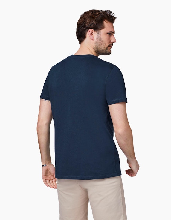 Polo Sylt T-Shirt aus Jersey mit Label-Schriftzug | ADLER Mode Onlineshop