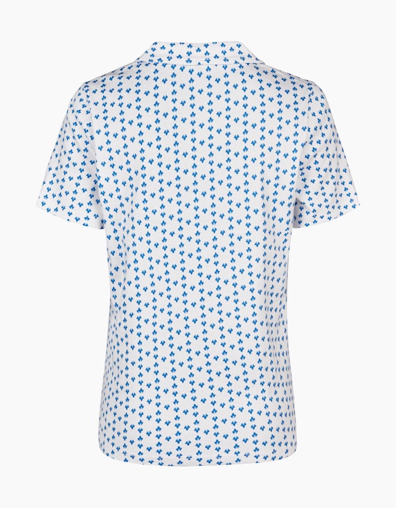 Steilmann Edition Poloshirt mit Alloverprint | ADLER Mode Onlineshop