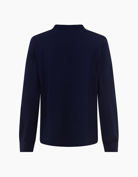Olsen blusenartige Shirt mit Schalkragen | ADLER Mode Onlineshop