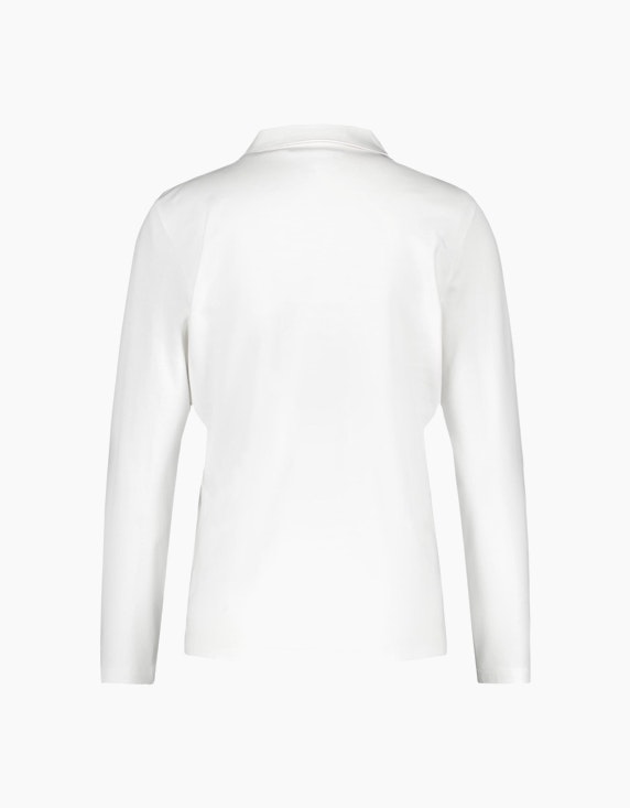 Gerry Weber Edition Langarm Poloshirt aus Baumwolle | ADLER Mode Onlineshop