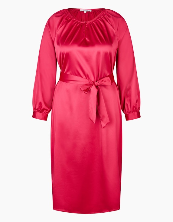 Steilmann Edition Kleid in Satin-Optik in Pink | ADLER Mode Onlineshop