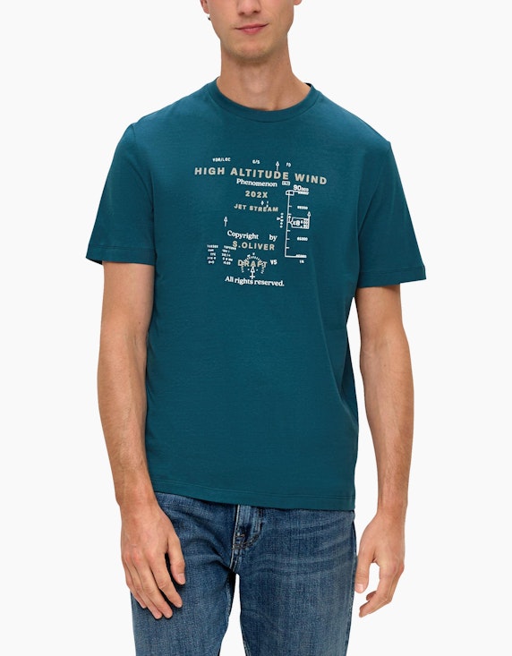 s.Oliver Printshirt aus Baumwolle | ADLER Mode Onlineshop