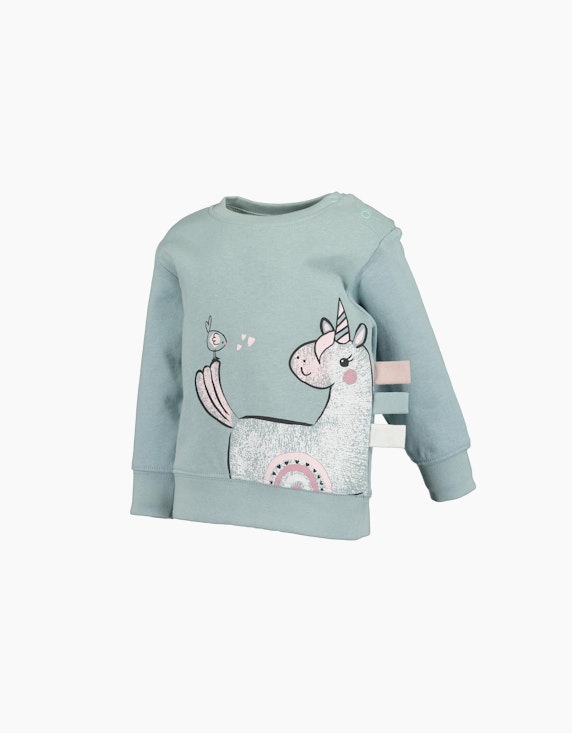 Blue Seven Baby Girls Sweatshirt mit Einhorn-Druck | ADLER Mode Onlineshop