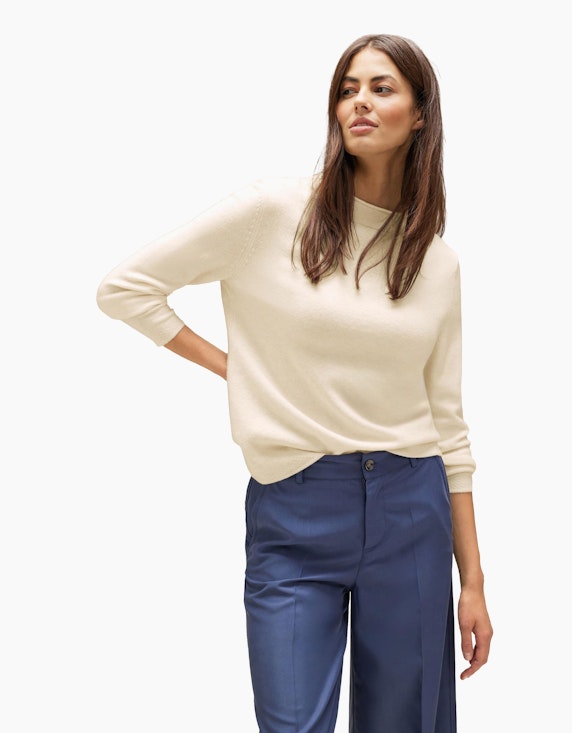 Street One Pullover in Melange Optik | ADLER Mode Onlineshop