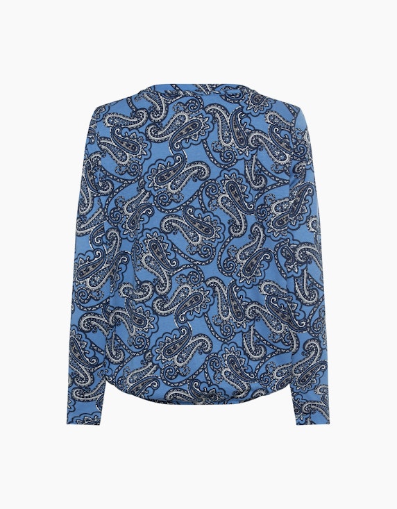 Olsen Langarmshirt mit Ornament-Print | ADLER Mode Onlineshop