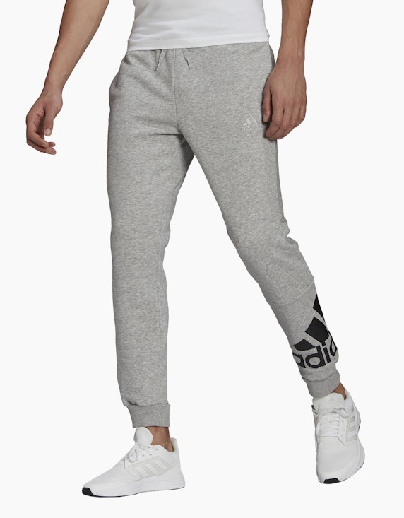 Adidas Essentials Fleece Tapered Cuff Logo Hose | ADLER Mode Onlineshop