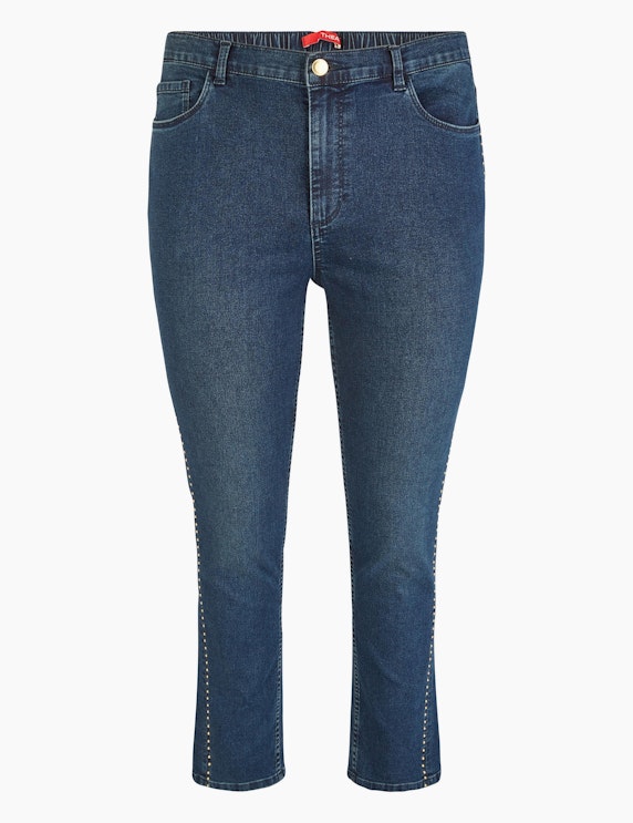 Thea Jeans-Hose mit Nieten | ADLER Mode Onlineshop