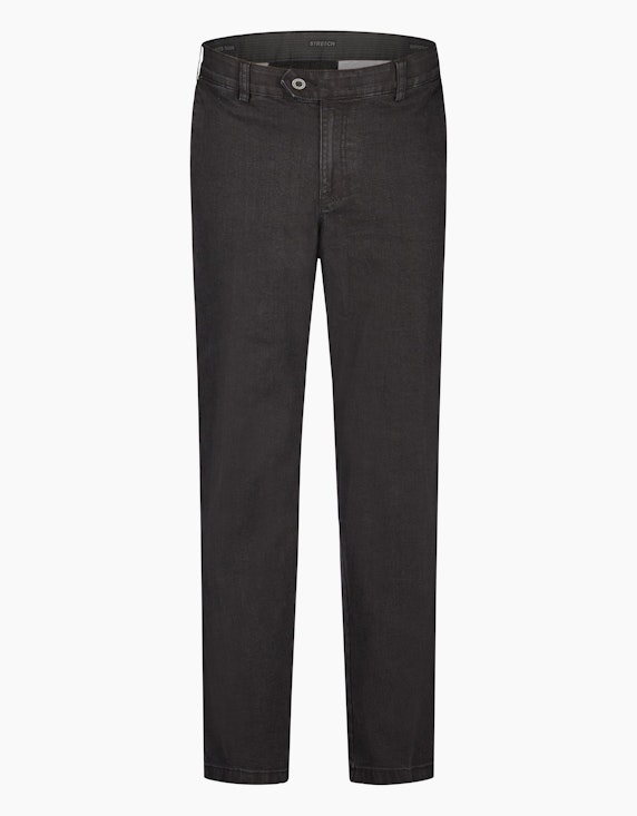 Bexleys man Jeans Hose Baumwolle mit Stretch-Anteil, Regular Fit, mit Dehnbund in Schwarz | ADLER Mode Onlineshop