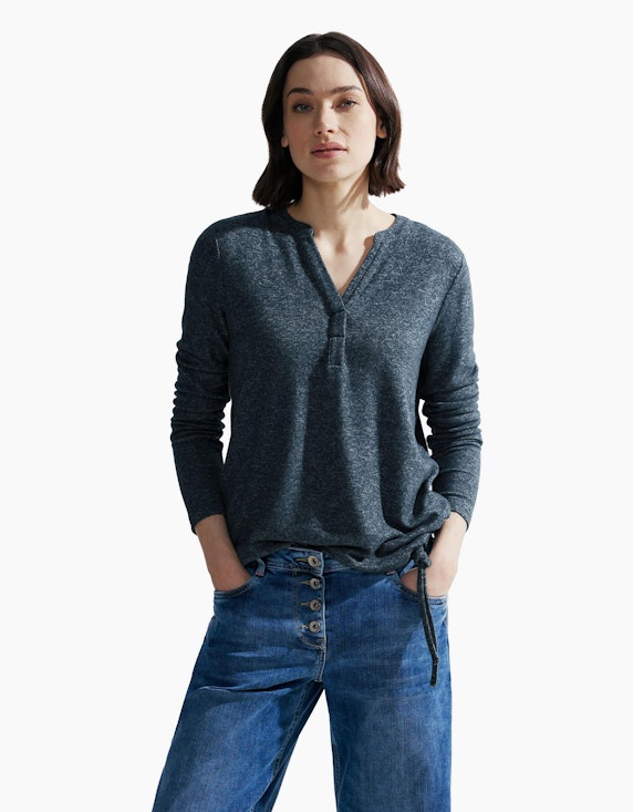 CECIL Melange Shirt | ADLER Mode Onlineshop