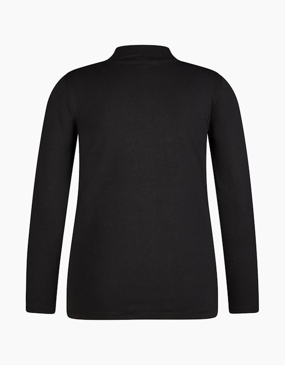 Steilmann Edition Basic Langarmshirt mit Stehkragen | ADLER Mode Onlineshop