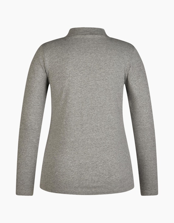 Steilmann Edition Basic Langarmshirt mit Stehkragen | ADLER Mode Onlineshop