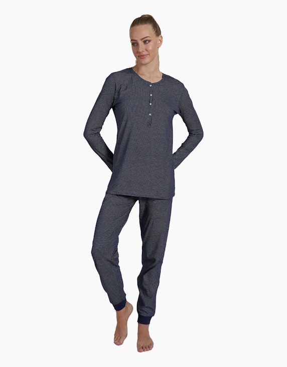 Götzburg Pyjama mit Bündchen | ADLER Mode Onlineshop