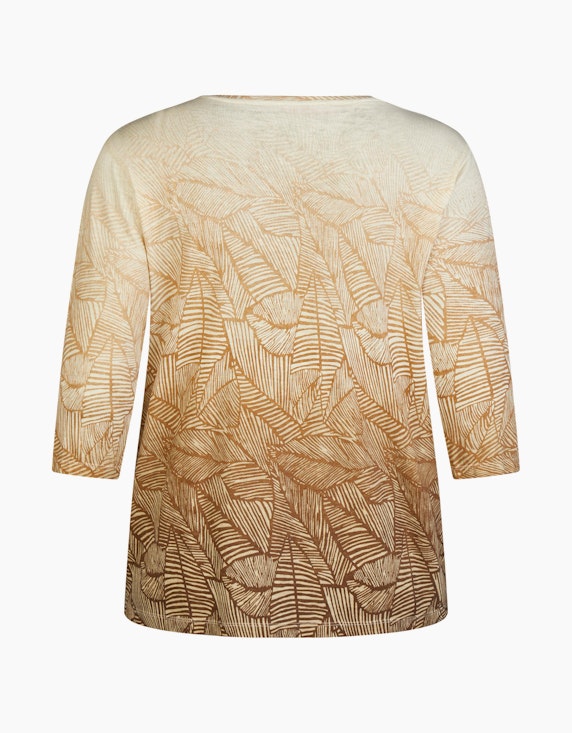 Thea Ausbrenner-Shirt mit Allover-Print | ADLER Mode Onlineshop