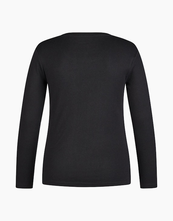 Steilmann Edition Basic Langarmshirt in Unifarbe | ADLER Mode Onlineshop