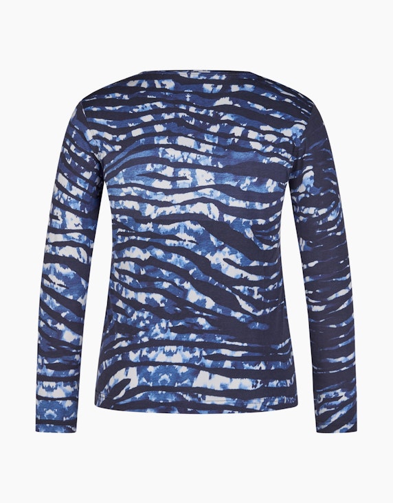 Steilmann Edition Langarmshirt mit Alloverprint aus Pima Cotton | ADLER Mode Onlineshop