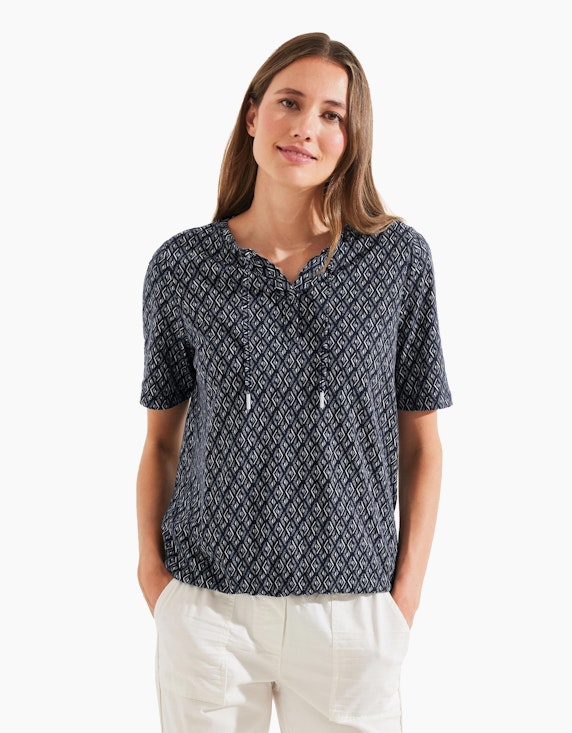 CECIL Shirt mit Rhombus Print | ADLER Mode Onlineshop