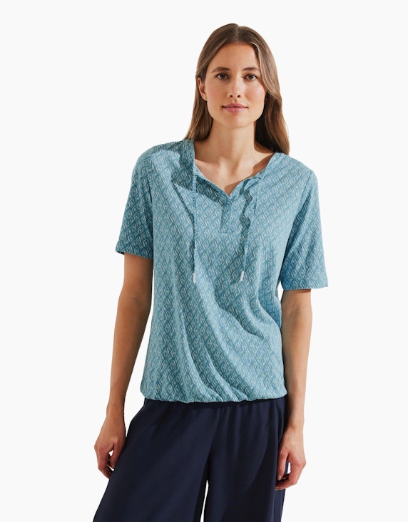 CECIL Shirt mit Rhombus Print | ADLER Mode Onlineshop