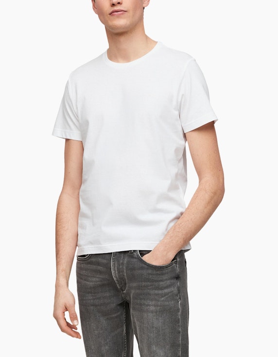 s.Oliver T-Shirt aus Baumwolljersey | ADLER Mode Onlineshop