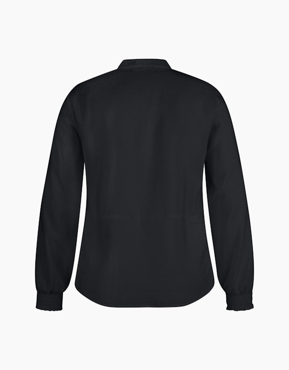 Rabe Unifarbene Bluse mit kleinen Stehkragen | ADLER Mode Onlineshop