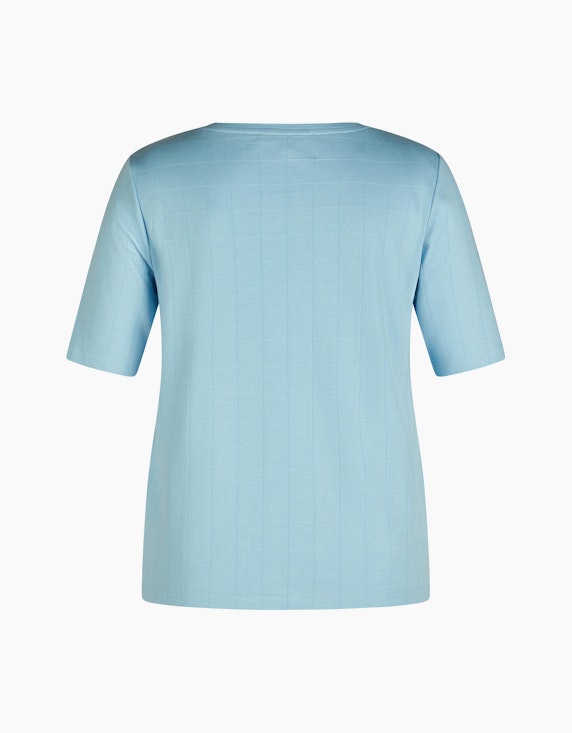 Steilmann Edition T-Shirt mit Struktur und Frontprint | ADLER Mode Onlineshop