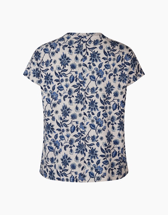 Thea Shirt mit Floralem Print und Lochstickerei | ADLER Mode Onlineshop