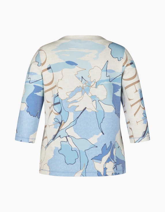 Olsen Sweatshirt mit Blüten-Print | ADLER Mode Onlineshop