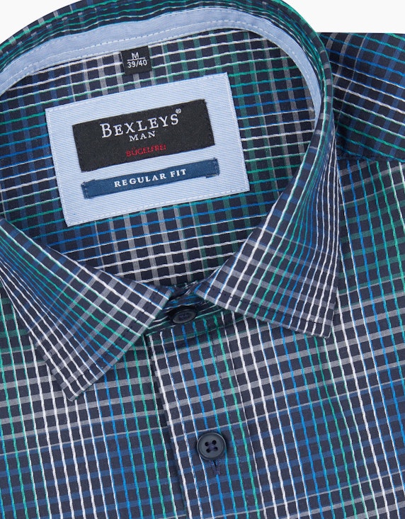 Bexleys man Kariertes Kurzarmhemd, Regular Fit | ADLER Mode Onlineshop