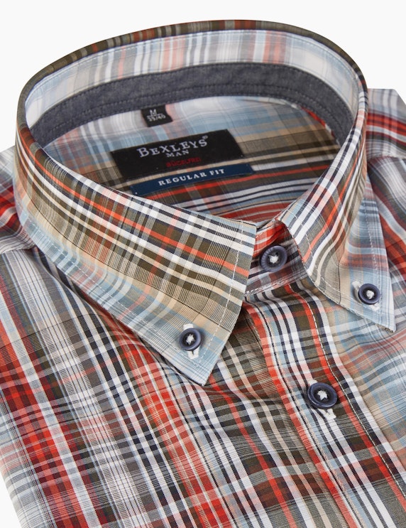 Bexleys man Kariertes Freizeithemd, REGULAR FIT | ADLER Mode Onlineshop
